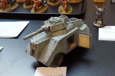 Le Gazier et son v�hicule de la Garde