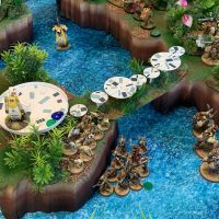 Alaric et sa table immerg�e