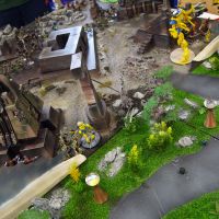 Obone et sa table Eldar / N�crons