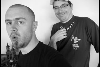 The show must go on� with a grin