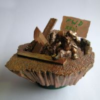 Troph�e de d�cor bronze