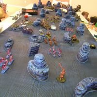 Jibus et son d�sert bleut�