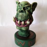 Troph�e de figue bronze