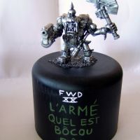 Troph�e de figue argent