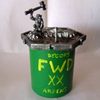 Troph�e de figue argent