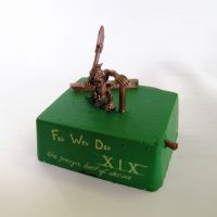 Troph�e de d�cor de bronze